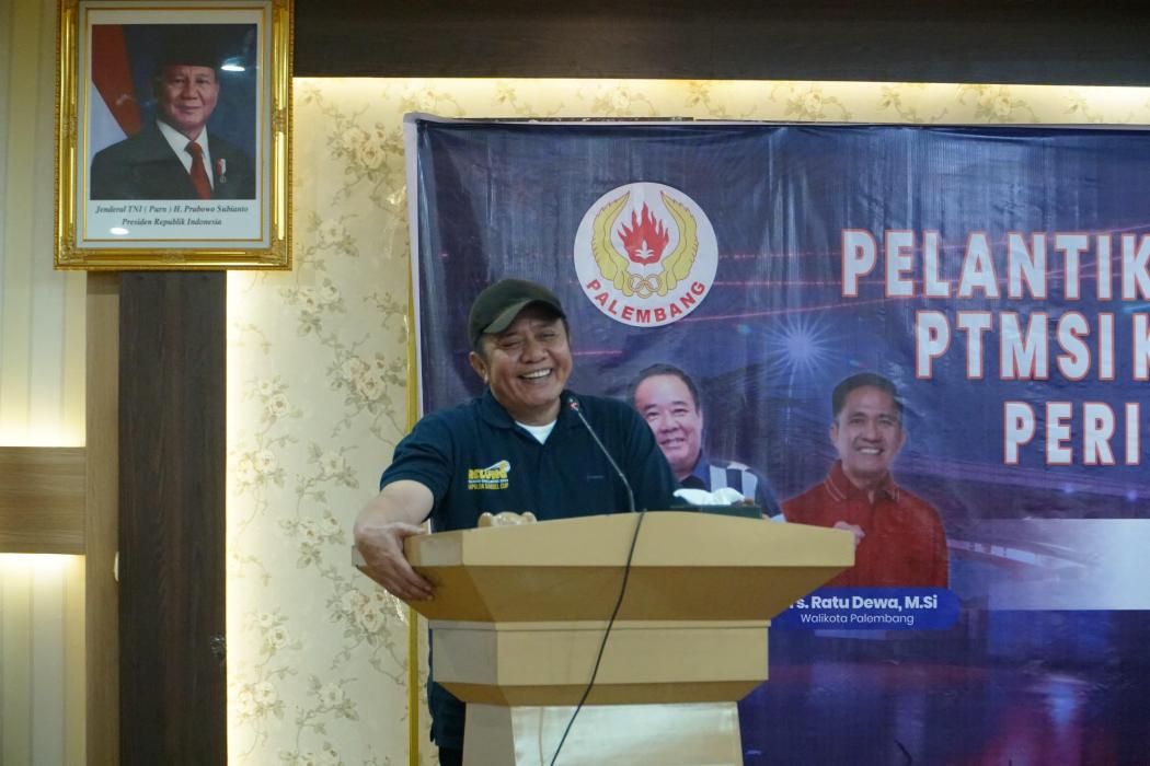 Gubernur Sumsel Harapkan  PTMSI Kota Palembang Jadi Kanal Bagi Penghobi Tenis Meja Untuk Lebih Berprestasi