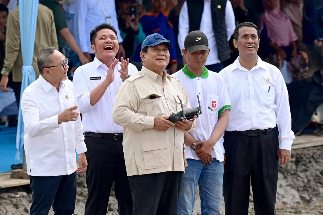 Presiden Prabowo Puji Prestasi Gubernur Herman Deru Berhasil Tingkatkan Produksi Pangan Sumsel 5 Besar Nasional