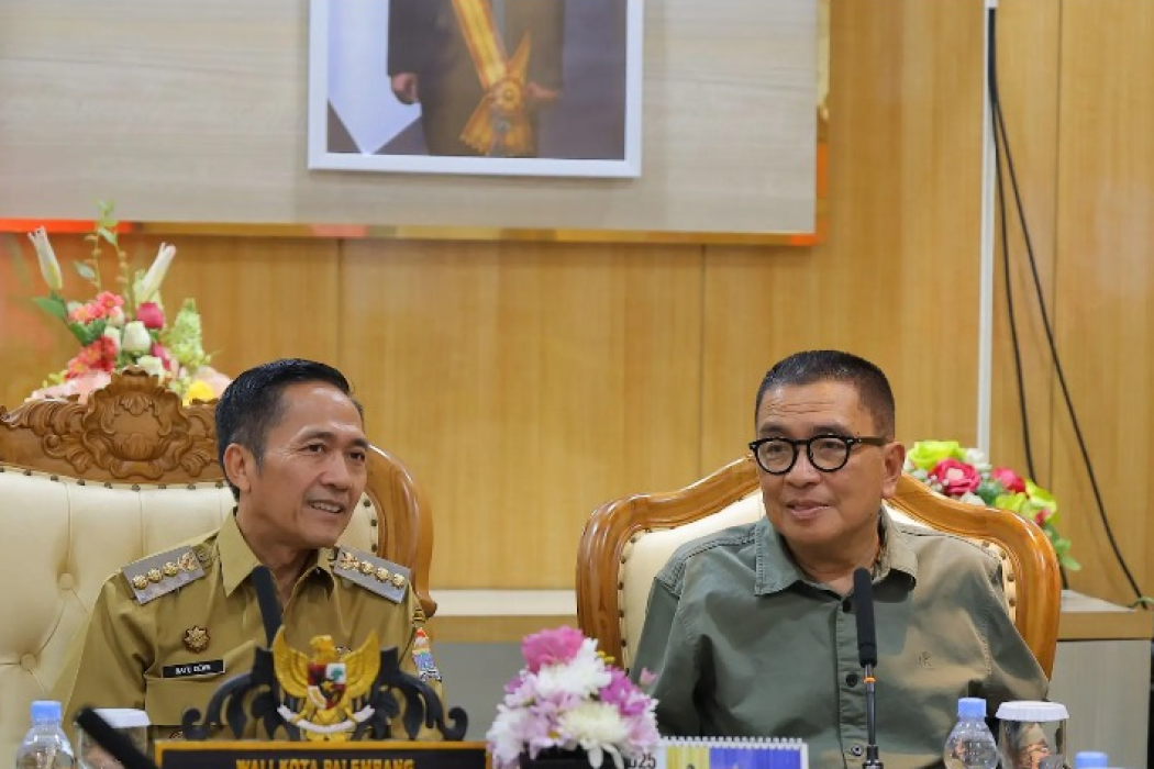 Ratu Dewa Terima Audiensi Helmy Yahya, Bahas Rencana Festival Songket