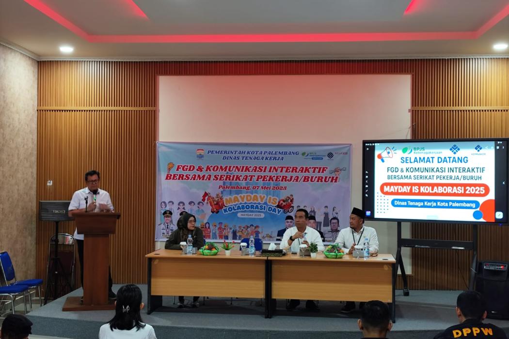 Peringati Hari Buruh Tahun 2025, BPJS Ketenagakerjaan Palembang Serahkan Santunan Rp 263 Juta