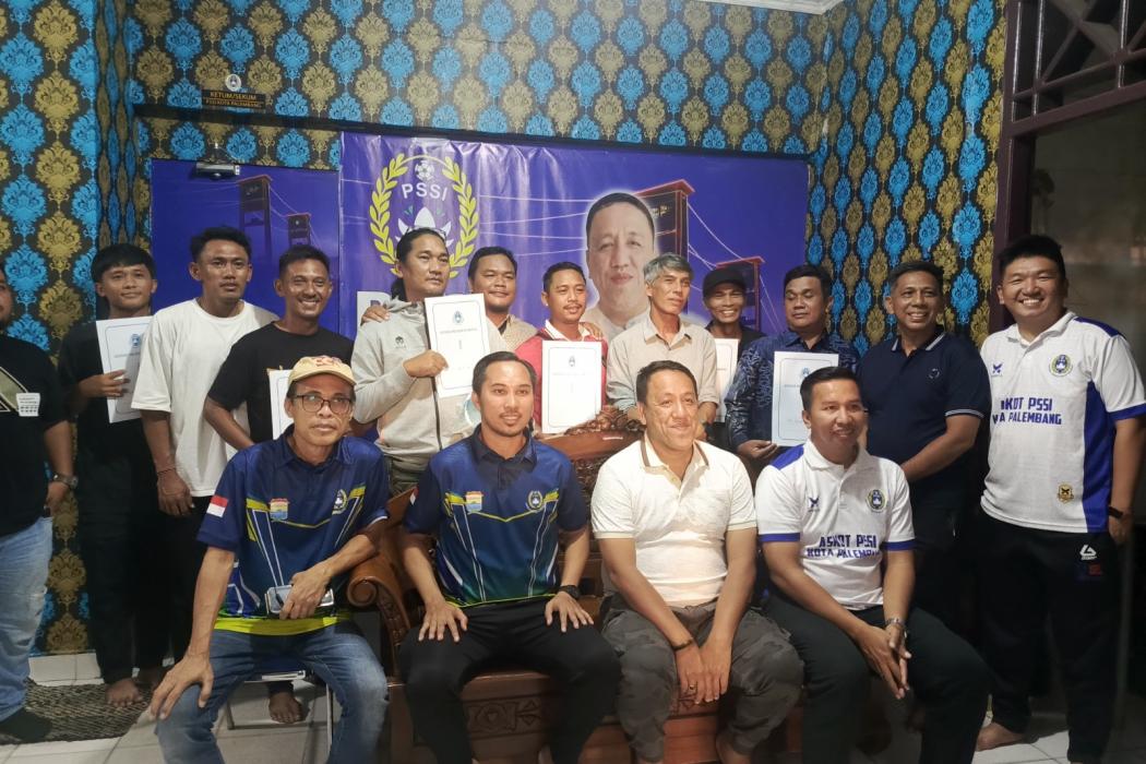 23 SSB Resmi Terafiliasi, Askot PSSI Palembang Tegaskan Komitmen Bina Sepak Bola Usia Dini