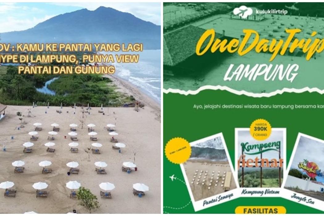 Kulukilirtrip Gelar Short Escape Seru ke Lampung, Cukup Bayar Rp 390 Ribu Bisa Keliling ke 3 Destinasi Wisata