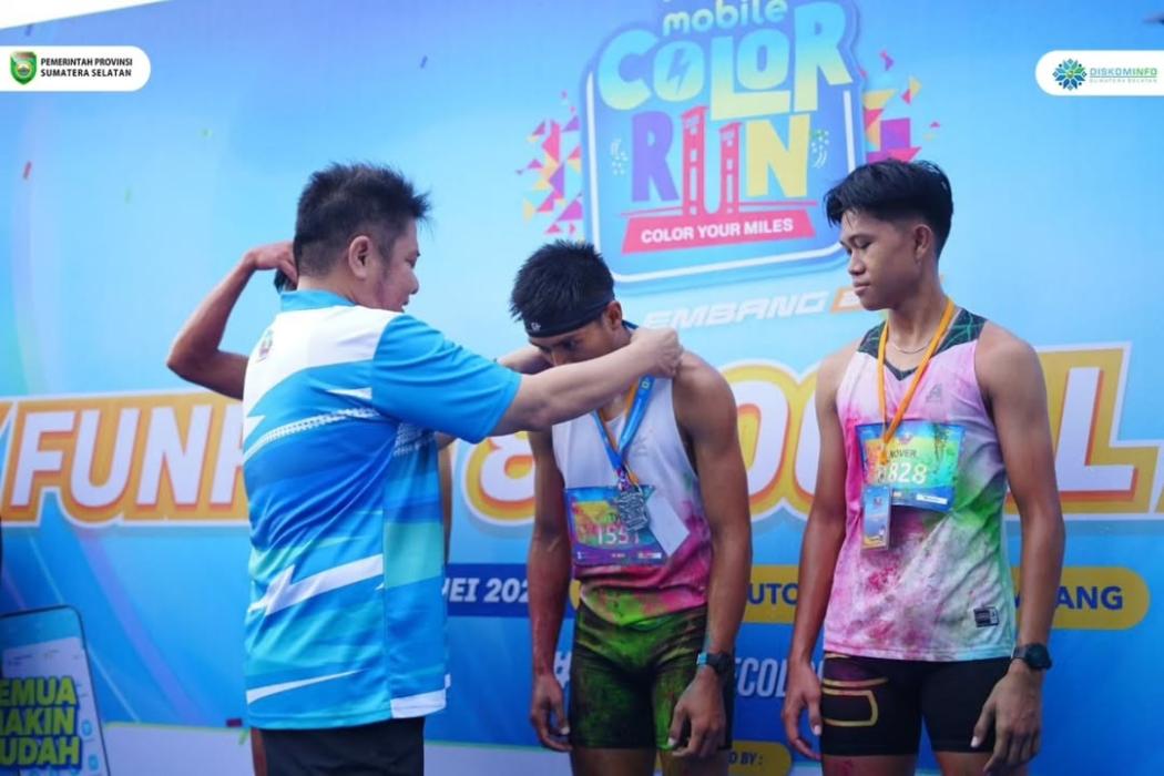 Gubernur Herman Deru Apresiasi PLN Mobile Color Run 2025