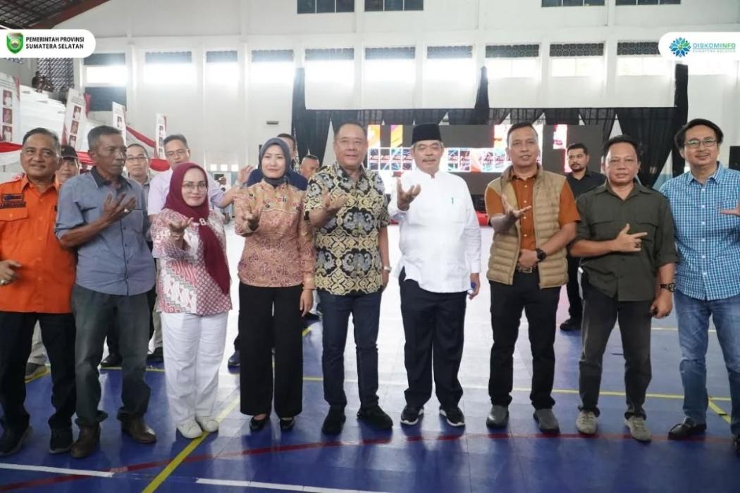 Pantau Kesiapan Monitoring Percepatan Koperasi Merah Putih di Lahat, Cik Ujang Kesiapan Acara Sudah 80 % Siap
