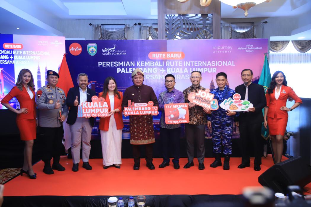 Bandara SMB II Kembali Berstatus Internasional, Gubernur Herman Deru Resmikan Rute Penerbangan Palembang–Kuala Lumpur