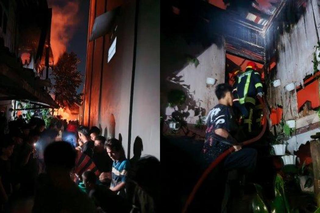 Satu Rumah Semi Permanen di Lr Kolam Plaju Palembang Ludes Terbakar, Diduga Gara-gara Korsleting Listrik