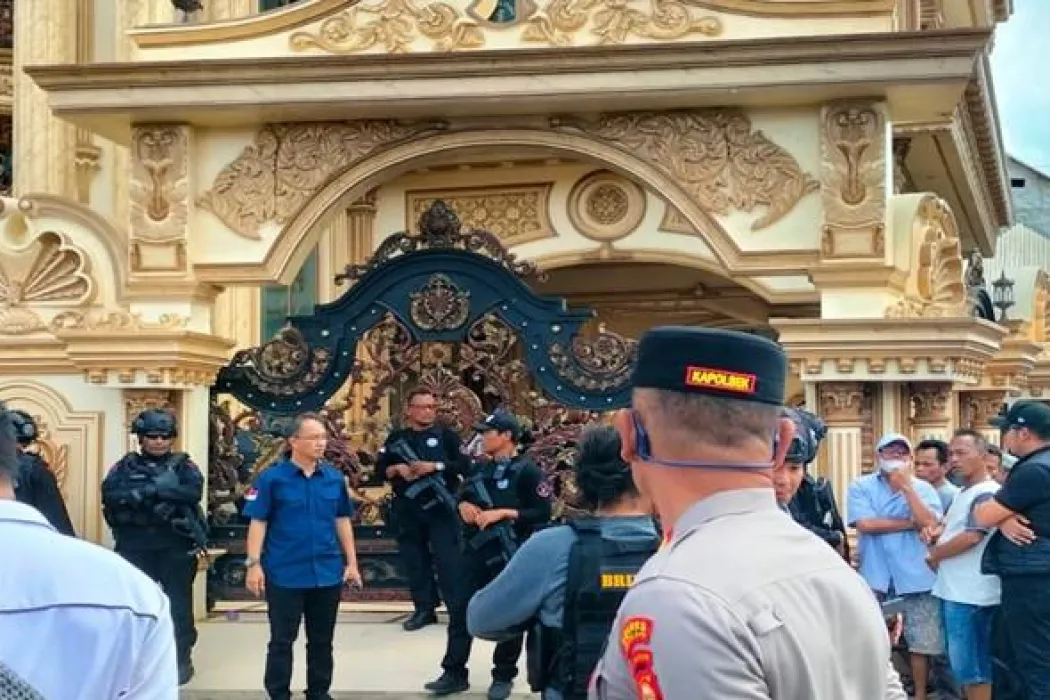 Penggeledahan Rumah Mewah di OKI Diduga Terkait Aliran Dana Narkoba Kiriman Napi Nusakambangan
