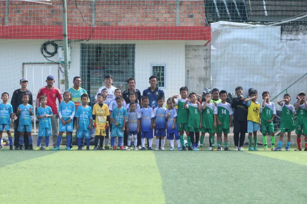 Komite Usia Dini Askot PSSI Palembang Gelar Coaching Clinic untuk SSB di Palembang