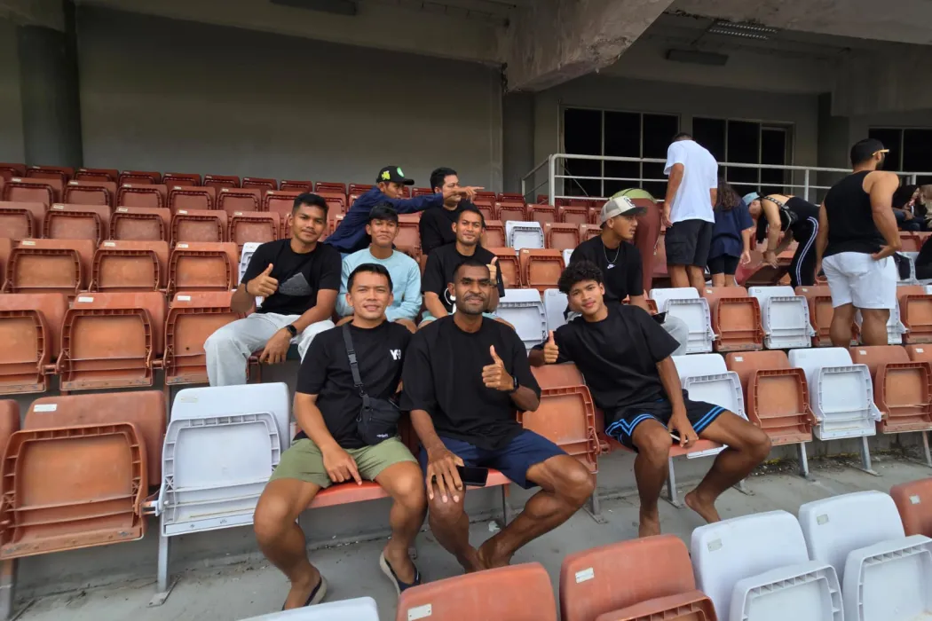 Beri Dukungan untuk Sriwijaya FC, Skuad Sumsel United Hadiri Langsung Laga Perdana Laskar Wong Kito