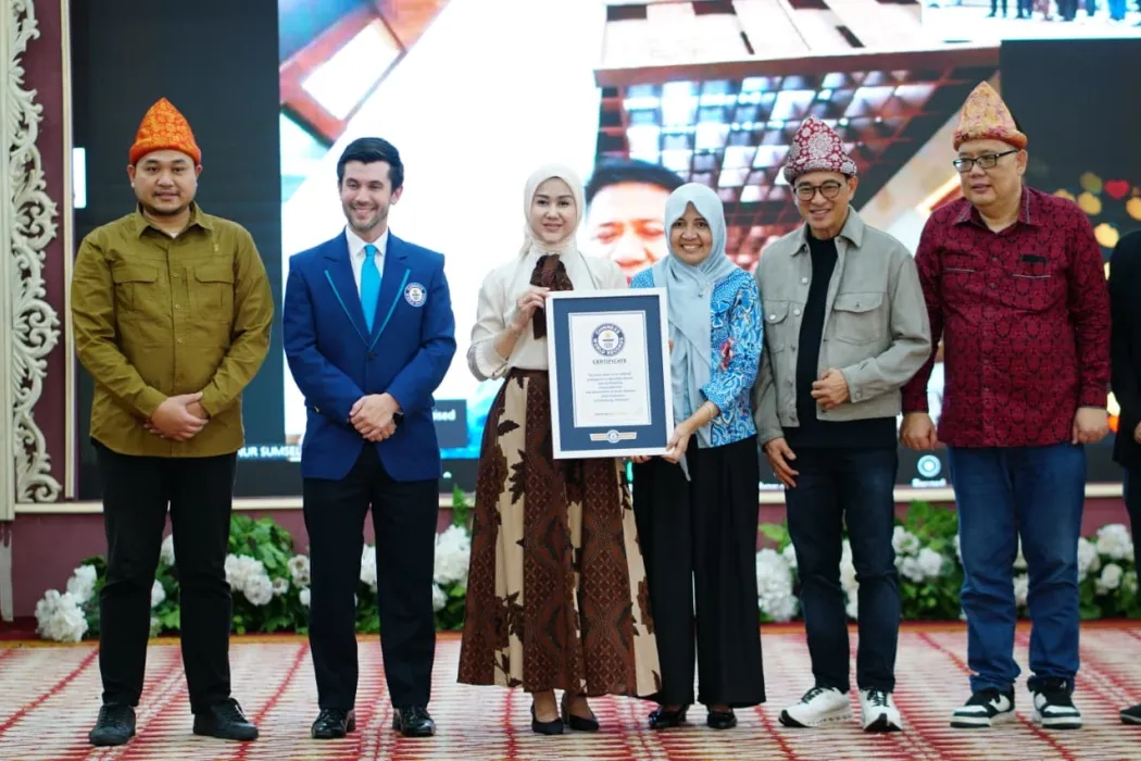 Sumsel Cetak Rekor Sebagai Pelatihan AI Terbesar di Dunia, Raih Guinnes World Record