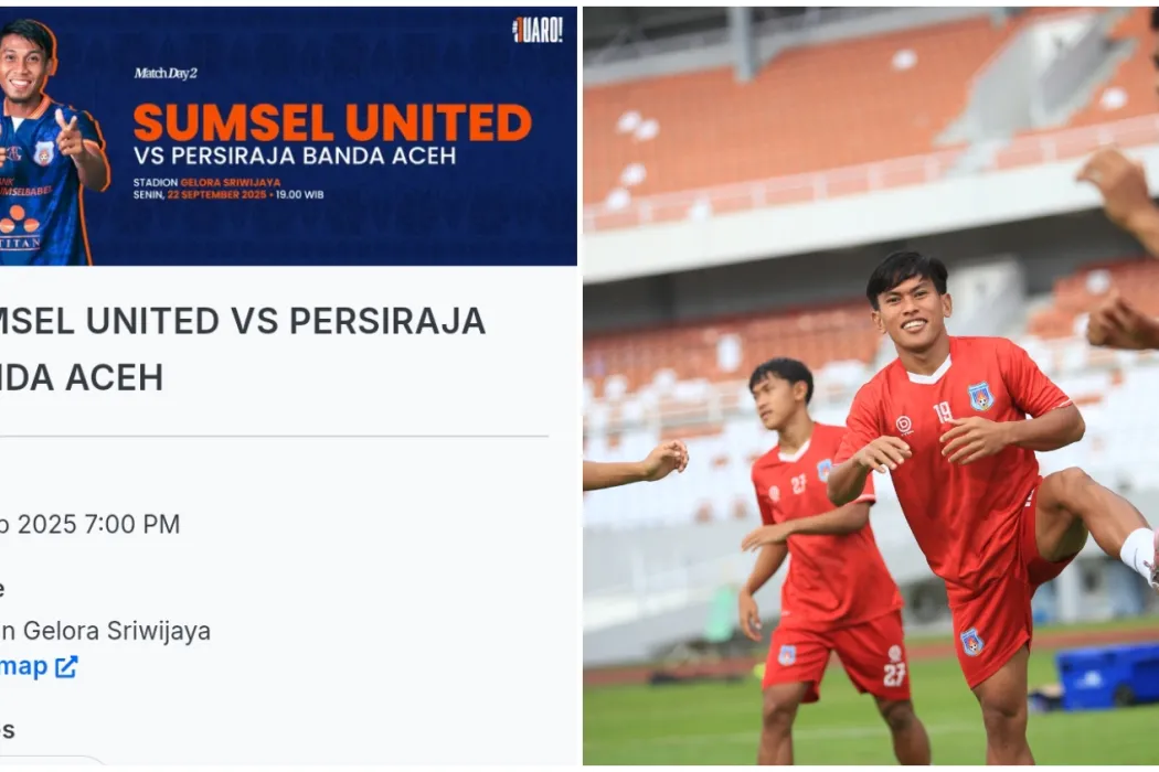 Cara Beli Tiket Pertandingan Sumsel United vs Persiraja, Mulai dari Rp 25 Ribu