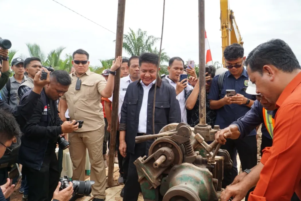 Gubernur Herman Deru Lakukan Groundbreaking Duplikat Jembatan Pulau Rimau, Penghubung Strategis 3 Kecamatan dan 29 Desa