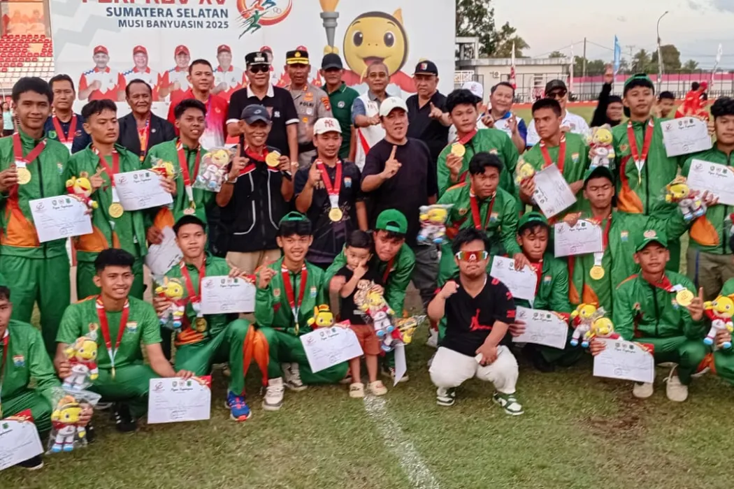 Dihadiri Walikota Ratu Dewa, Tim Sepak Bola Akan Diarak Keliling Kota Palembang Usai Juara Porprov Sumsel 2025