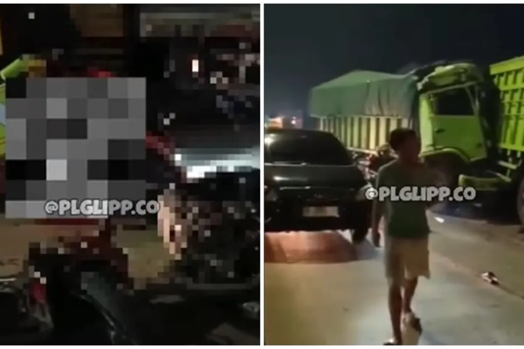 Kecelakaan Beruntun di Jalan Bypass Alang-alang Lebar Palembang, Satu Pengemudi Motor Tewas Terjepit