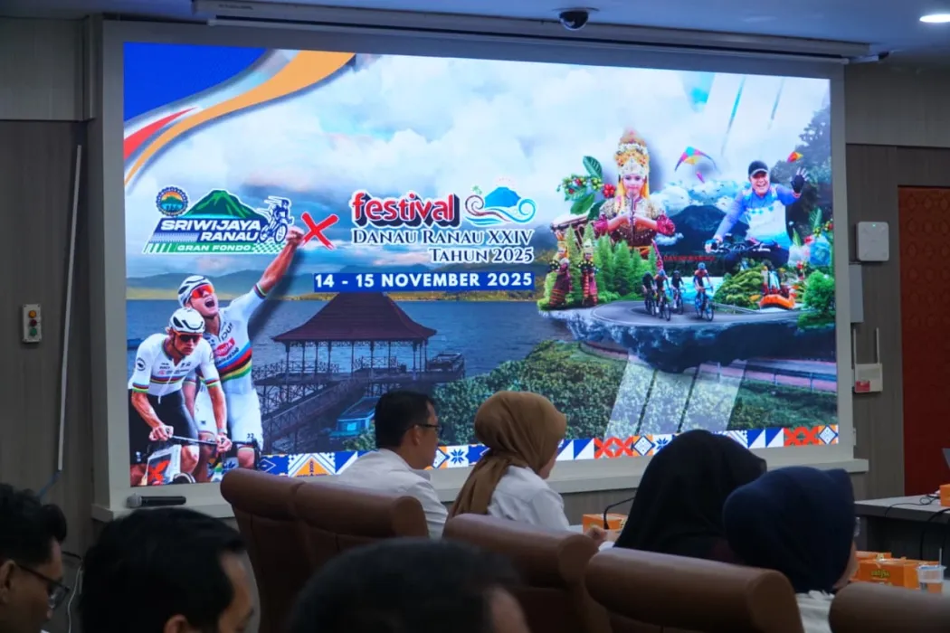 Animo Masyarakat Tinggi, Peserta Festival Sriwijaya Ranau Gran Fondo 2025 Lampaui Target